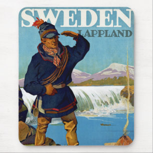 Sweden ~ Lappland Mouse Mat