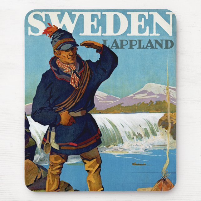 Sweden ~ Lappland Mouse Mat (Front)