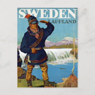 Sweden ~ Lappland Postcard
