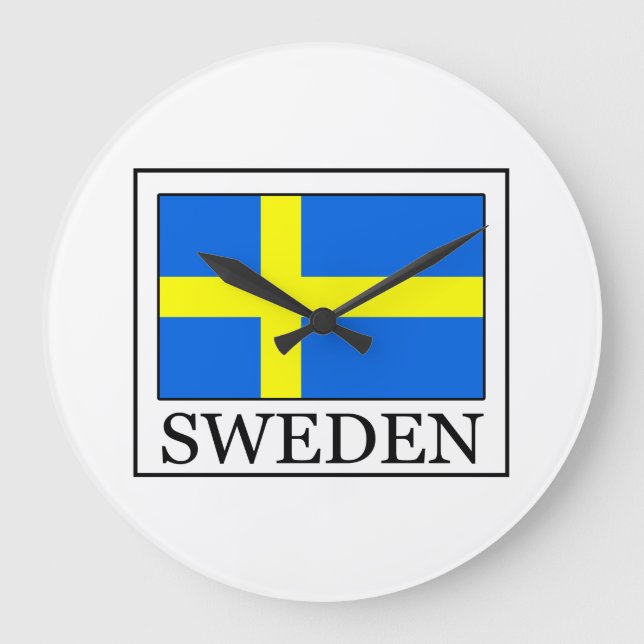 Sweden Large Clock (Front)