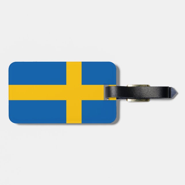 Sweden Luggage Tag (Back Horizontal)