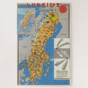 Sweden Map Jigsaw Puzzle