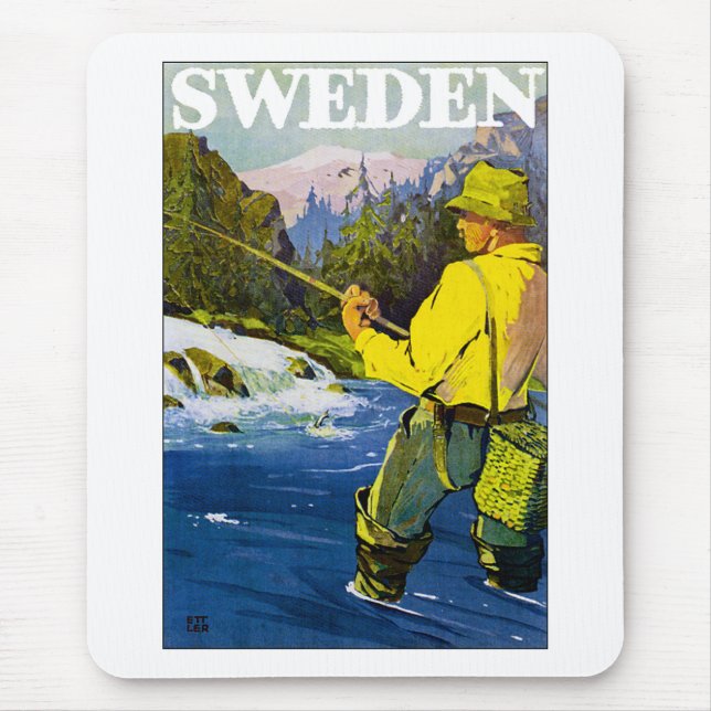 Sweden Mouse Mat (Front)