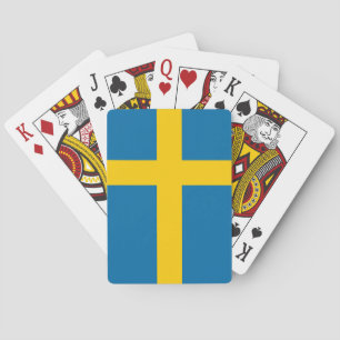 Sweden National World Flag Playing Cards