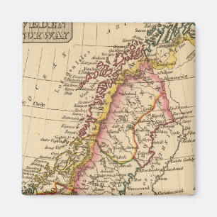 Sweden, Norway 2 Magnet