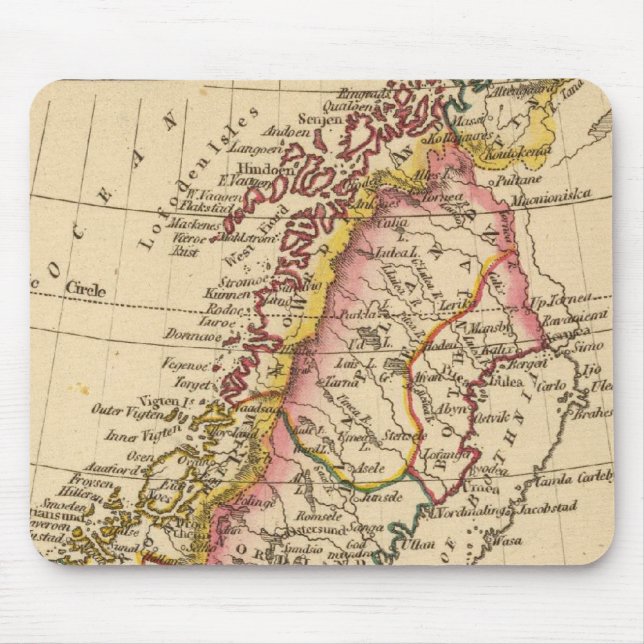 Sweden, Norway 2 Mouse Mat (Front)
