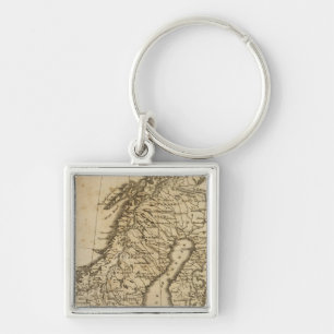 Sweden, Norway 3 Key Ring