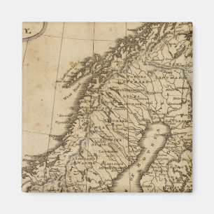 Sweden, Norway 3 Magnet