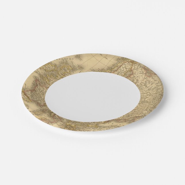 Sweden, Norway, and Demark Paper Plate (Angled)