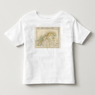 Sweden, Norway Atlas Map Toddler T-Shirt