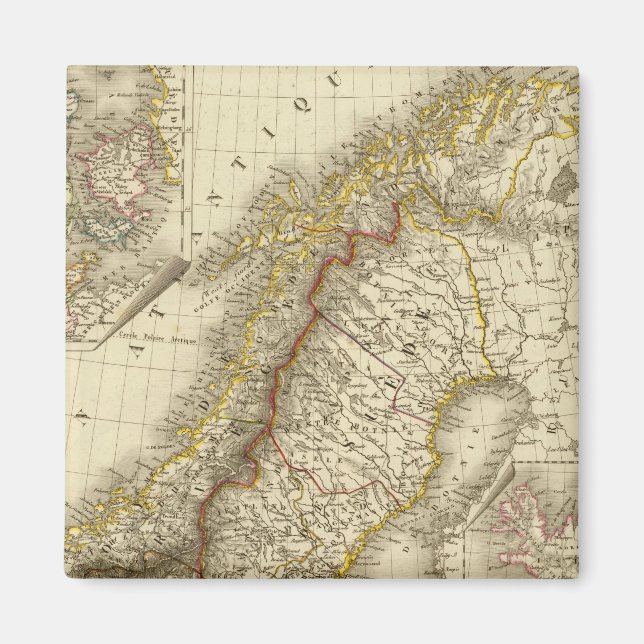 Sweden, Norway, Denmark Magnet (Front)