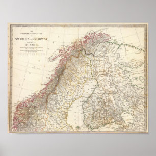 Sweden & Norway, northern, Russia Poster