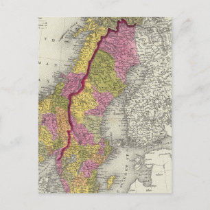 Sweden & Norway Postcard