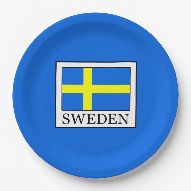 Sweden Paper Plate (Front)