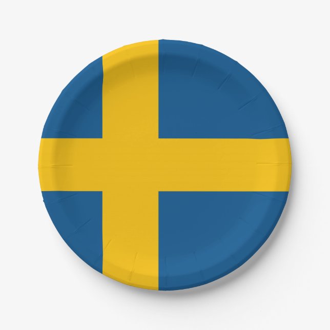 Sweden Paper Plate (Front)