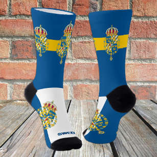 Sweden Patriotic, Sustainable Swedish Flag Socks