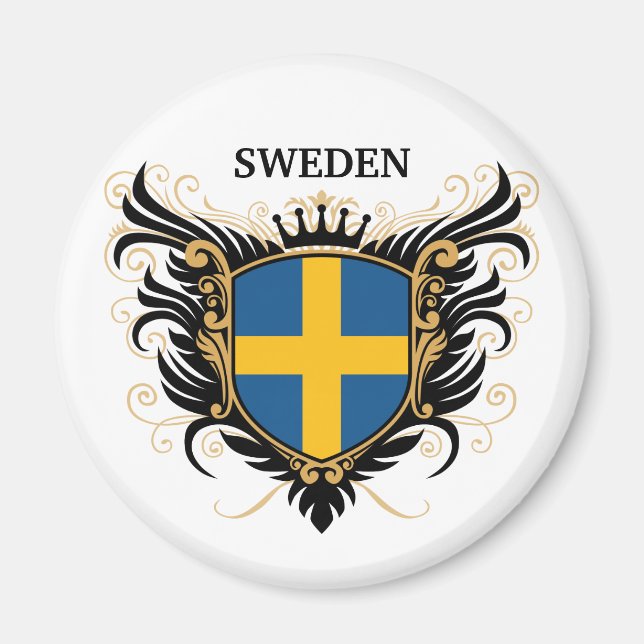 Sweden [personalise] magnet (Front)