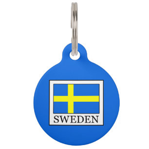 Sweden Pet Tag