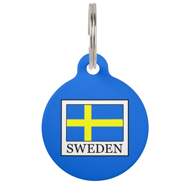 Sweden Pet Tag (Front)