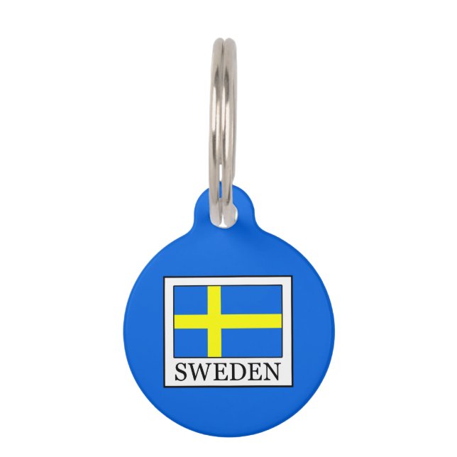 Sweden Pet Tag (Front)