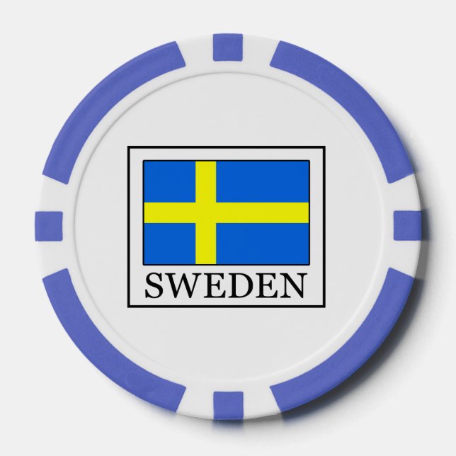 Sweden Poker Chips (Front)