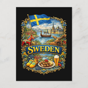 Sweden Postcard