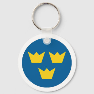 Sweden roundel key ring