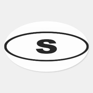 Sweden S European Oval Sticker