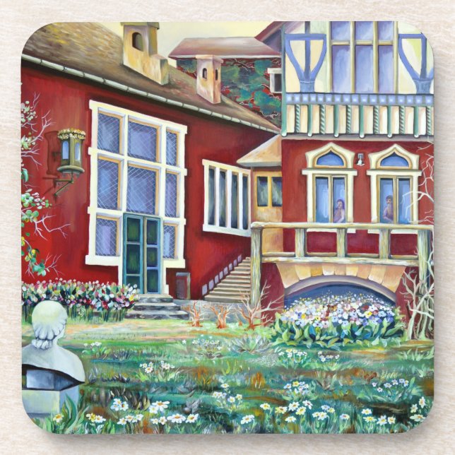 Sweden Scandinavia Traditional Landscape Coaster (Front)
