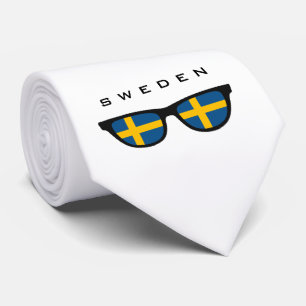 Sweden Shades custom text & color tie