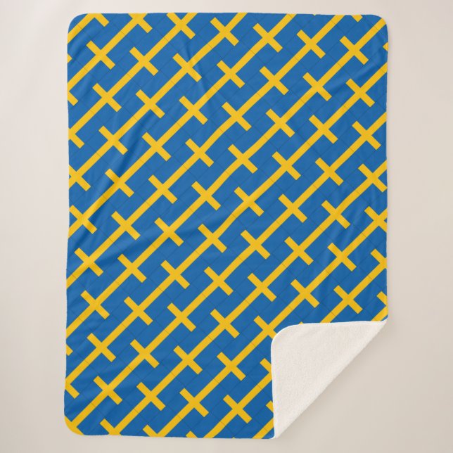 Sweden Sherpa Blanket (Front)