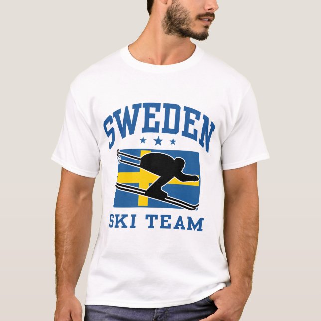 Sweden Ski Team T-Shirt (Front)