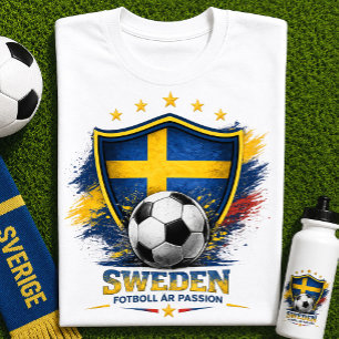 Sweden Soccer Fan Swedish Football World Cup T-Shirt