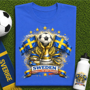 Sweden Soccer Fan Swedish Football World Cup T-Shirt