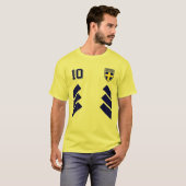 Sweden Soccer Swedish Football Retro 10 Jersey T-Shirt (Front Full)