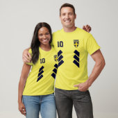Sweden Soccer Swedish Football Retro 10 Jersey T-Shirt (Unisex)
