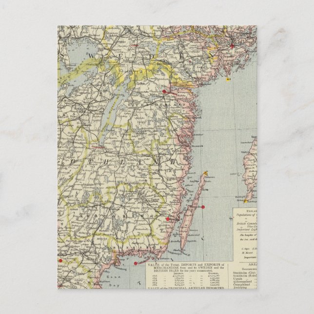 Sweden, southern postcard (Front)