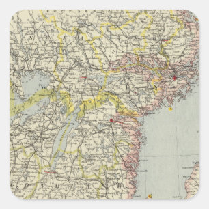 Sweden, southern square sticker