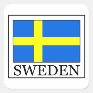 Sweden Square Sticker
