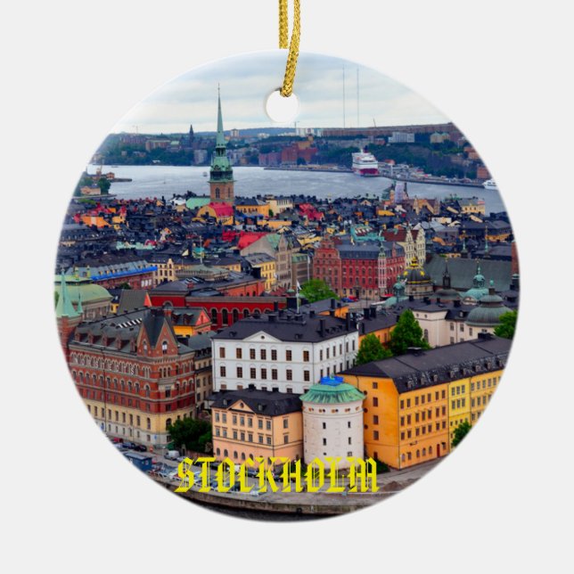Sweden - Stockholm Beautiful Christmas Ornament (Front)
