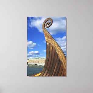 Sweden, Stockholm, harbour, from Gamla Stan, Canvas Print