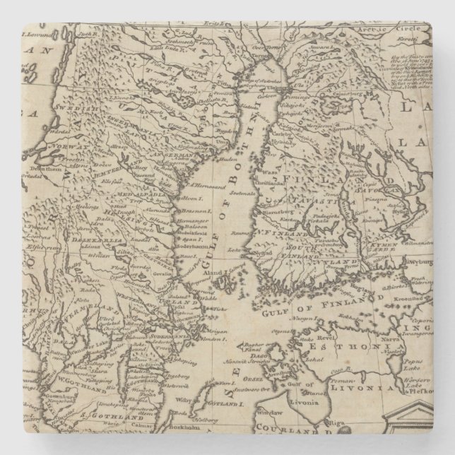 Sweden Stone Coaster (Front)