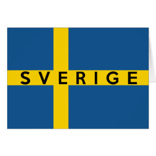sweden sverige flag country swedish text name