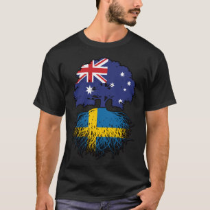 Sweden Swedish Australian Australia Tree Roots T-Shirt