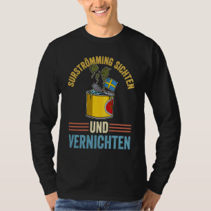 Sweden Swedish fish specialty Surstromming puke fi T-Shirt