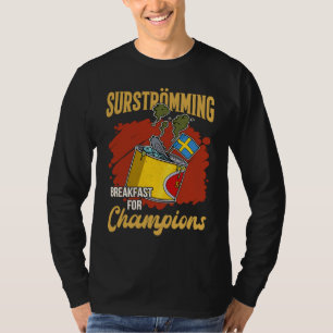 Sweden Swedish fish specialty Surstromming puke fi T-Shirt