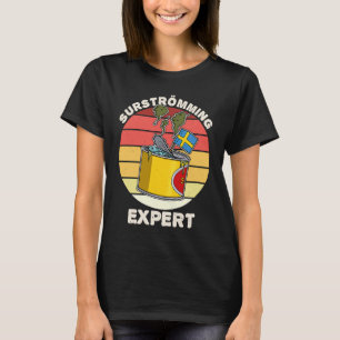 Sweden Swedish fish specialty Surstromming puke fi T-Shirt