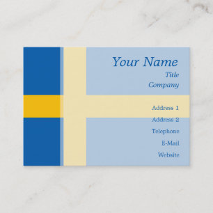 Sweden - Swedish Flag Business Card