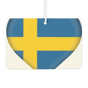 Sweden (Swedish) Flag Car Air Freshener