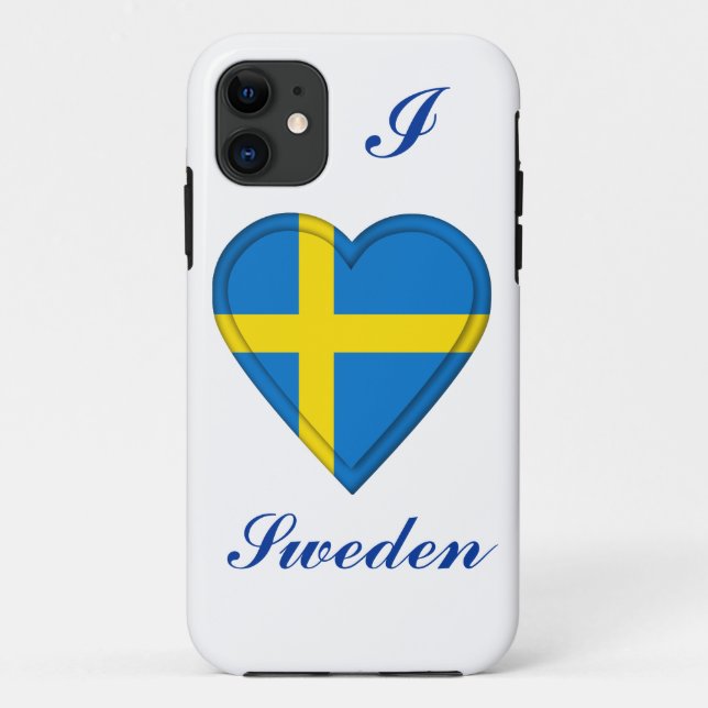 Sweden Swedish Flag Case-Mate iPhone Case (Back)